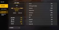 His Clash Squad stats (Image via Garena)
